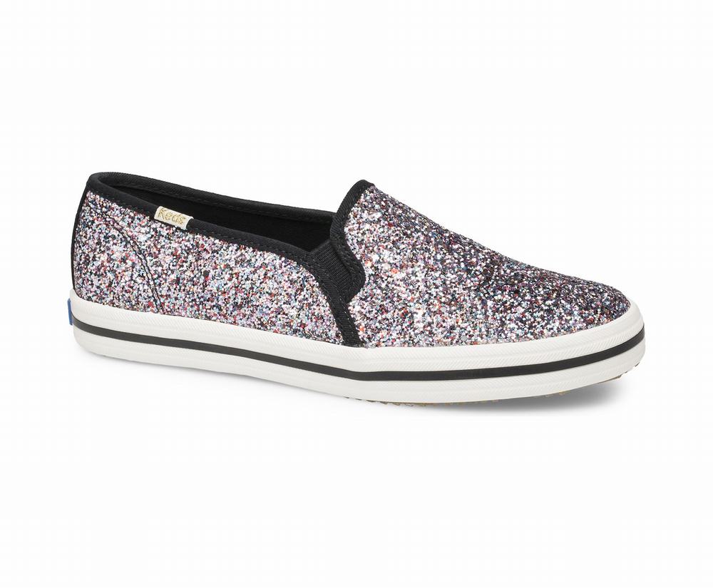 Women's Keds x kate spade new york Glitter Double Decker Slip Ons Multicolor 6015348BR - South Afric